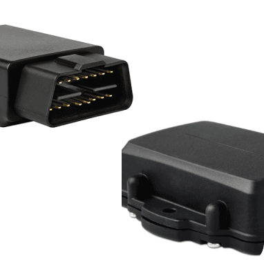 Photo of two GPS tracking devices.